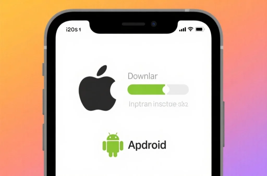星空App下载与安装过程示意图